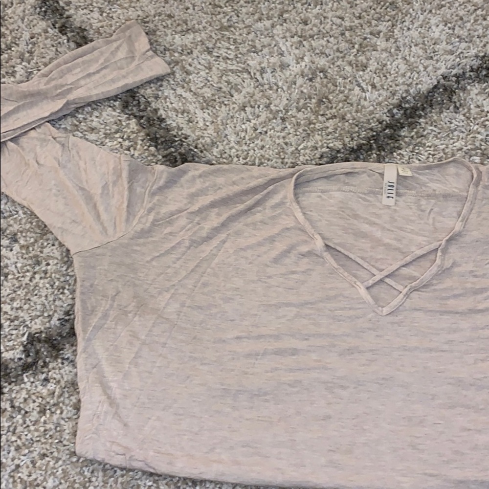 Jolle ~ Tan Long Sleeve T Shirt - Picture 3 of 4